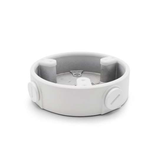 Clearance Indoor/Outdoor Junction Box. Conduit Threaded Inputs - White